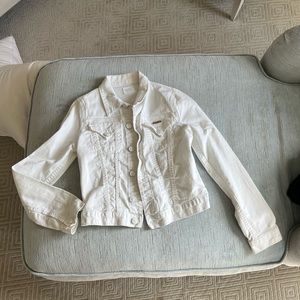 Hudson white denim jacket